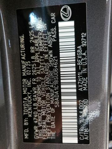 58ADA1C18SU064621 Lexus a25a-fxs