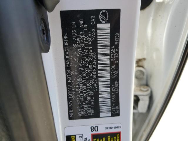 58AEZ1B10NU134566 Lexus 2gr-fks