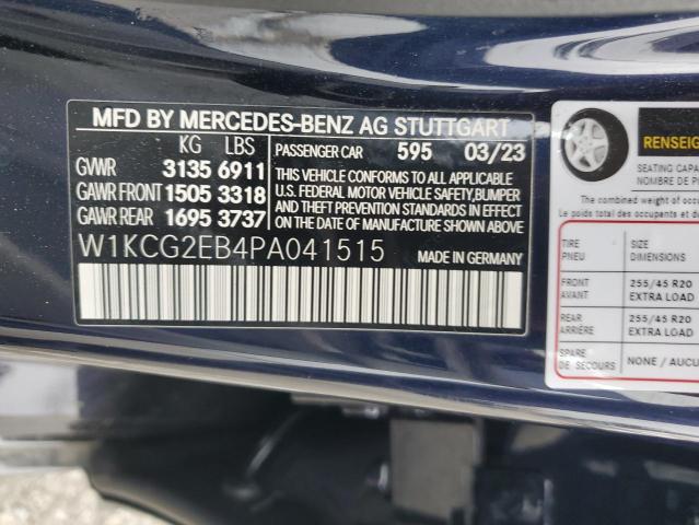 W1KCG2EB4PA041515 Mercedes-Benz ed