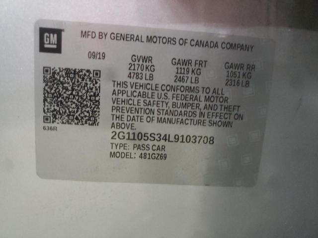 2G1105S34L9103708 Chevrolet lfx - spark ignited direct injection, vvt, e85 max, alum