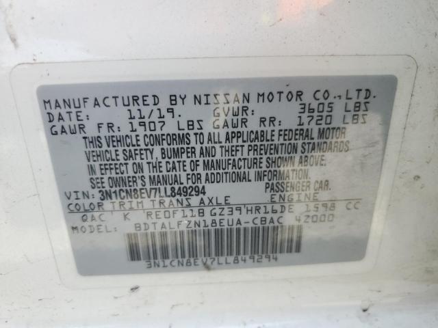 3N1CN8EV7LL849294 Nissan 2020
