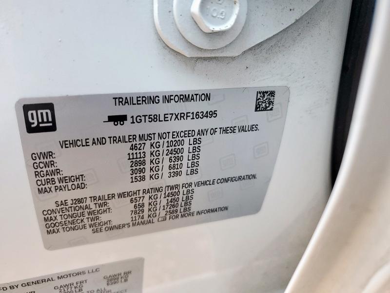 1GT58LE7XRF163495 GMC SIERRA C25