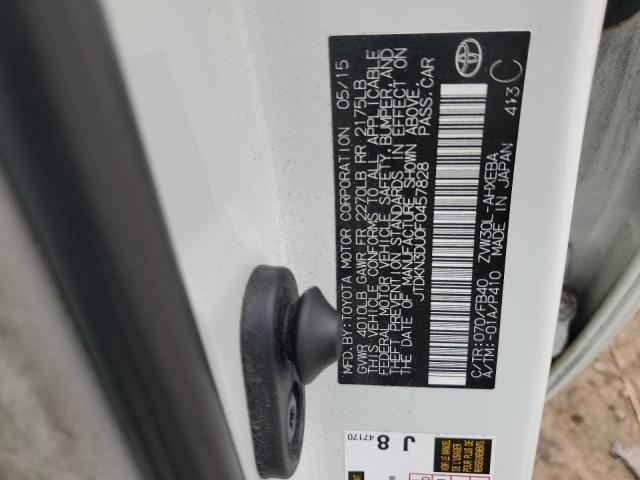 JTDKN3DU0F0457828 Toyota Prius