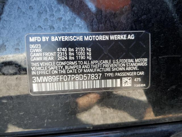 3MW89FF07P8D57837 BMW 2023