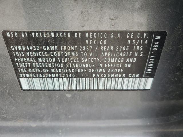 3VWPL7AJ2EM622140 Volkswagen JETTA TDI