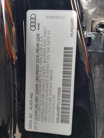 WAUAUGFF7J1010028 Audi 2.0 tfsi