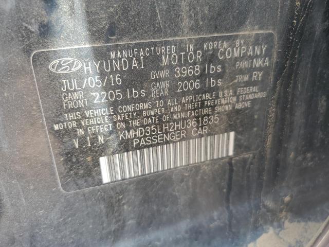 KMHD35LH2HU361835 Hyundai 2017