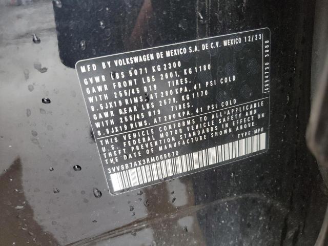 3VV8B7AX3RM069570 Volkswagen TIGUAN SE