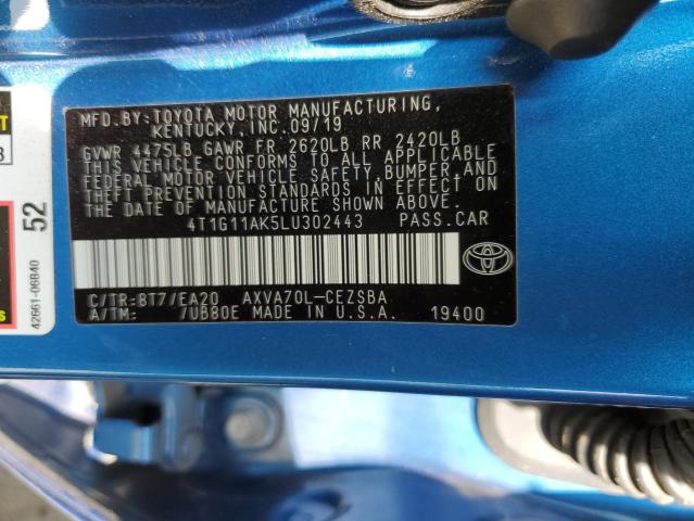 4T1G11AK5LU302443 Toyota a25a-fks