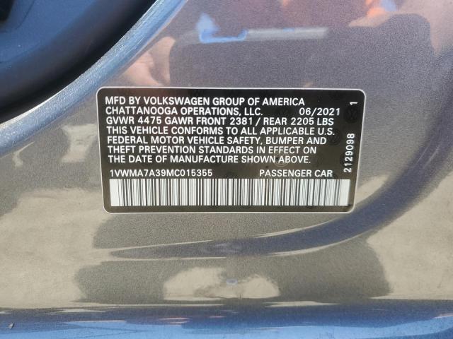 1VWMA7A39MC015355 Volkswagen 2021