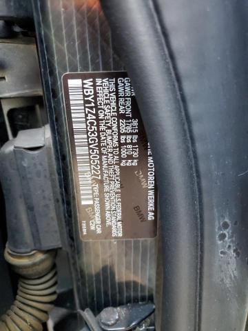 WBY1Z4C53GV505227 BMW 2016