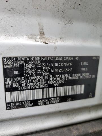 2T3G1RFV2PW348763 Toyota a25a-fks