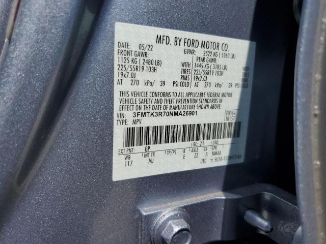 3FMTK3R70NMA26901 Ford 2022