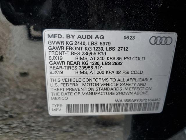 WA1BBAFYXP2164452 Audi Q5 PREMIUM