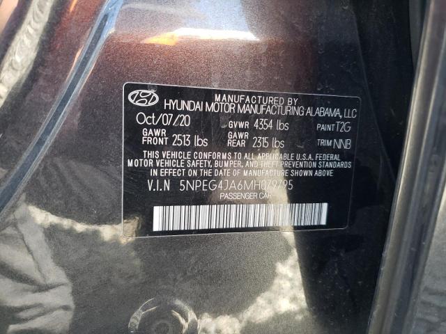 5NPEG4JA6MH079795 Hyundai gdi theta iii