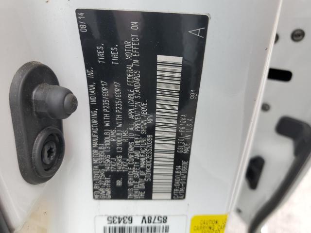 5TDYK3DC2ES520398 Toyota 2gr-fks