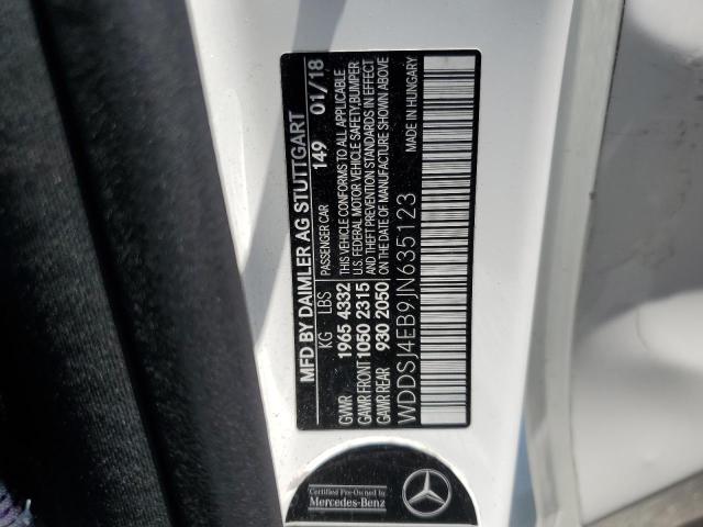 WDDSJ4EB9JN635123 Mercedes-Benz m270