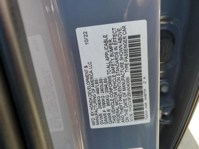 1HGCV3F29NA040685 Honda lfb2