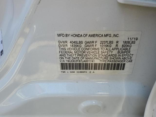 19UDE2F87LA001741 Acura ILX PREMIU