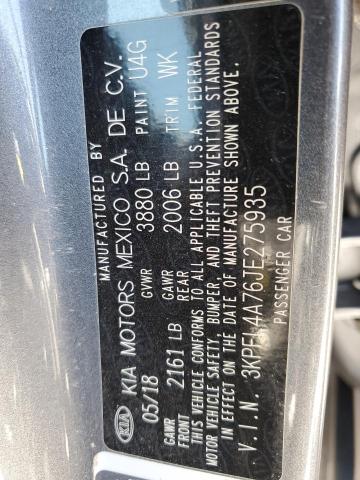 3KPFL4A76JE275935 KIA mpi nu