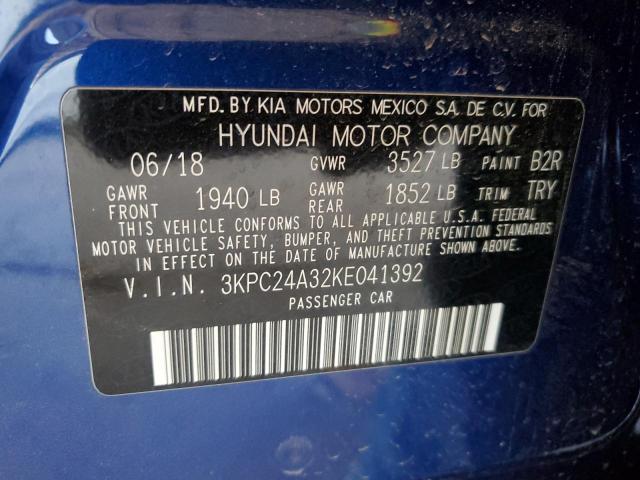 3KPC24A32KE041392 Hyundai 1.6l dohc gdi gamma