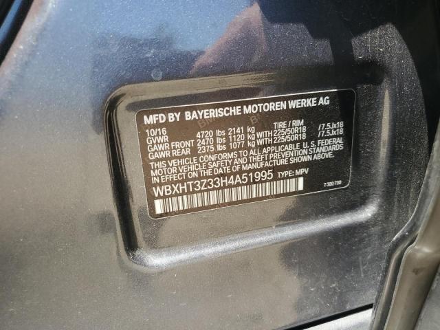 WBXHT3Z33H4A51995 BMW 2017