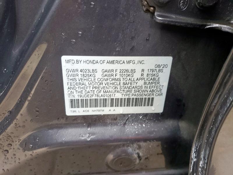 19UDE2F78LA010617 Acura ILX PREMIU