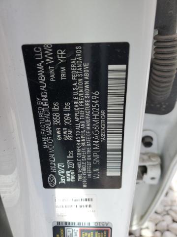 5NPLM4AG6MH025496 Hyundai mpi nu pe