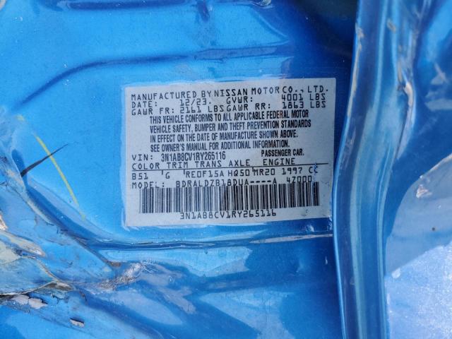 3N1AB8CV1RY265116 Nissan 2024
