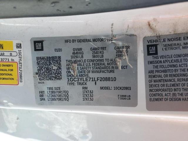 1GC3YLE71LF208810 Chevrolet l8t - sidi, vvt, cast iron