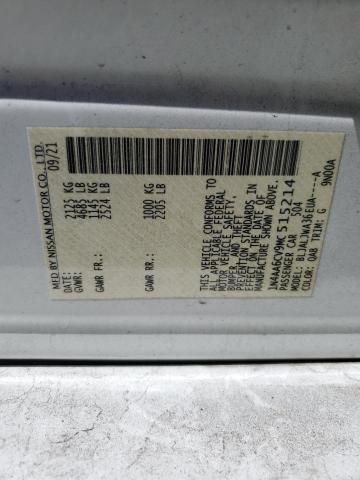 1N4AA6CV9MC515214 Nissan 2021