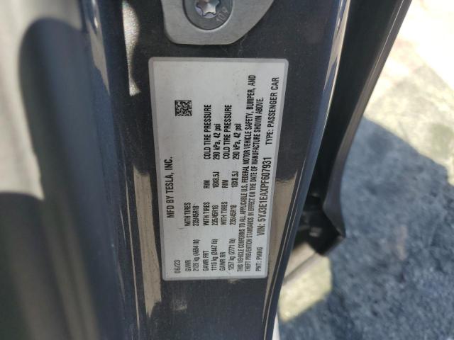 5YJ3E1EAXPF607931 Tesla 2023