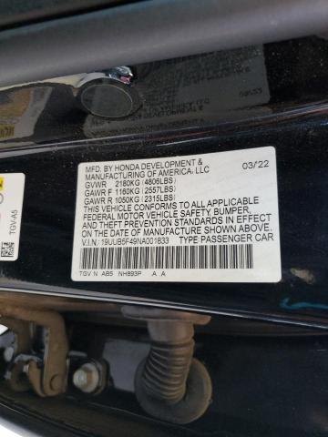19UUB5F49NA001833 Acura k20c6