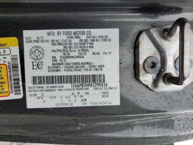1FA6P8TH9H5299434 Ford 2.3l 4v premium fuel