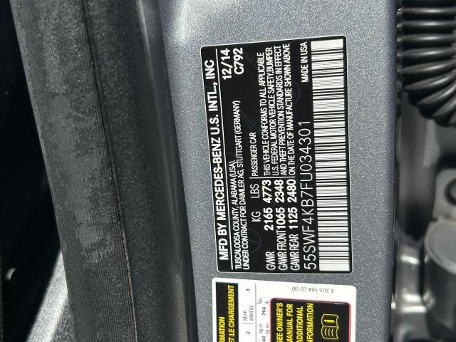 55SWF4KB7FU034301 Mercedes-Benz C-Class
