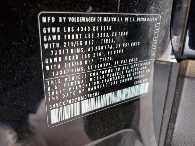 3VVCX7B22NM078883 Volkswagen tsi