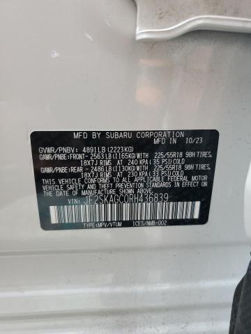 JF2SKAGC0RH436839 Subaru na u5