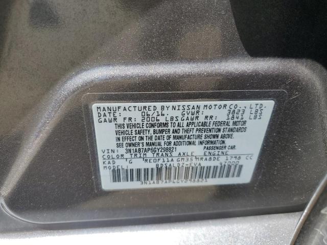 3N1AB7AP6GY298821 Nissan 2016