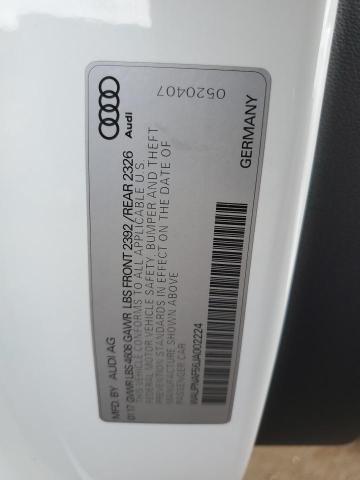 WAUPNAF56JA002224 Audi A5 PREMIUM