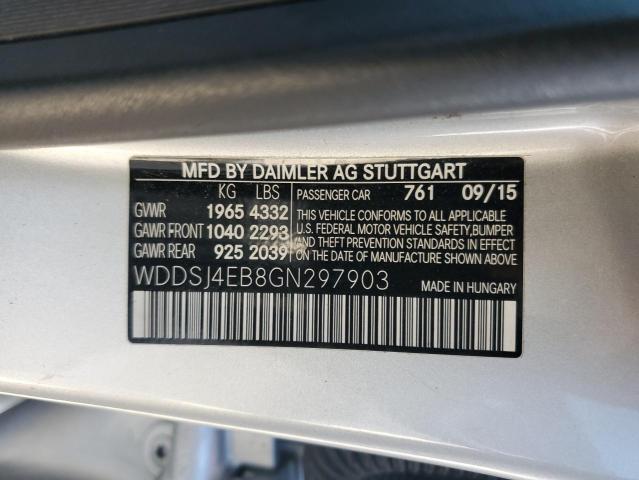 WDDSJ4EB8GN297903 Mercedes-Benz CLA 250