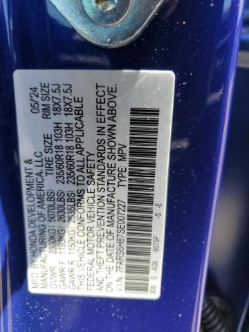 7FARS6H87SE007227 Honda lfc3