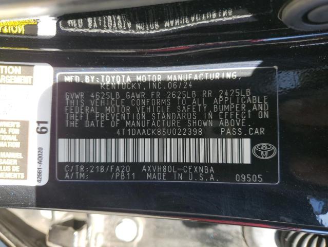 4T1DAACK8SU022398 Toyota a25a-fxs
