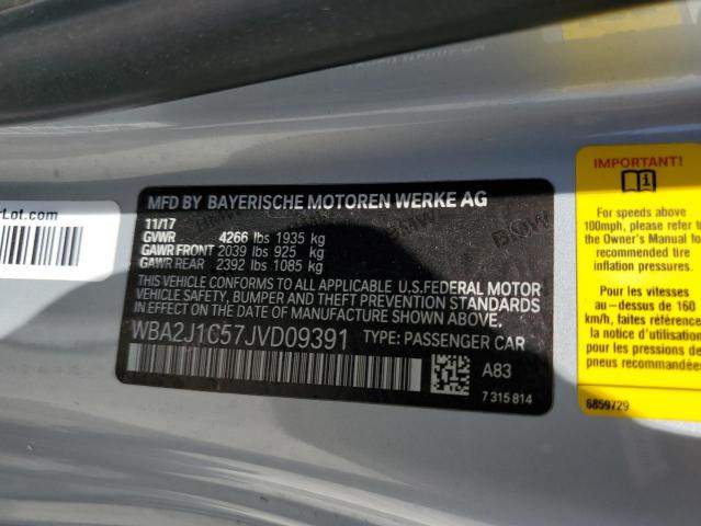 WBA2J1C57JVD09391 BMW 230I