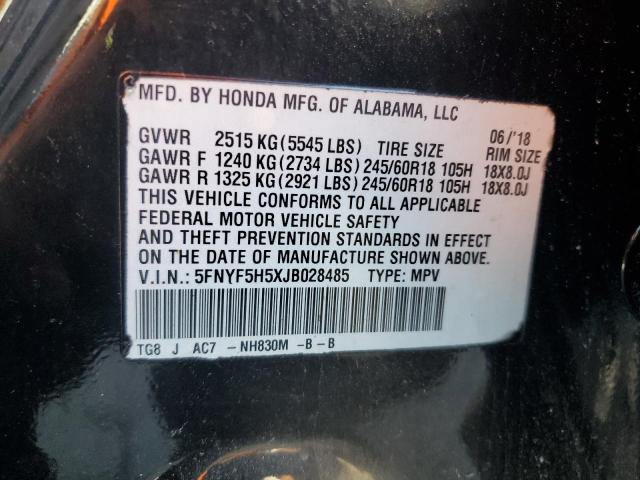 5FNYF5H5XJB028485 Honda j35y6