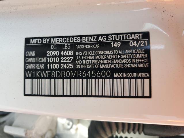 W1KWF8DB0MR645600 Mercedes-Benz m264