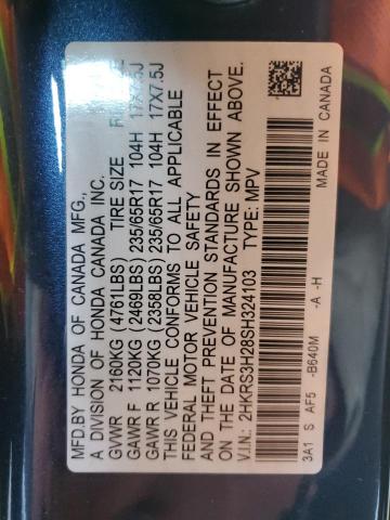 2HKRS3H28SH324103 Honda l15be