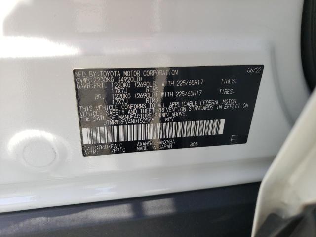 JTMRWRFV4ND152568 Toyota Rav4 Xle