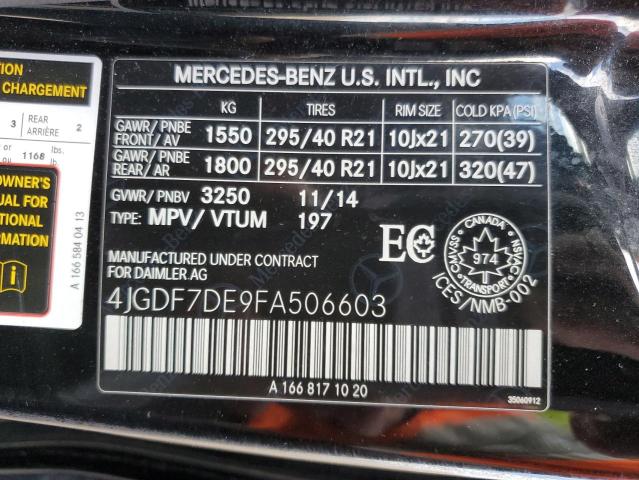 4JGDF7DE9FA506603 Mercedes-Benz Gl-Class