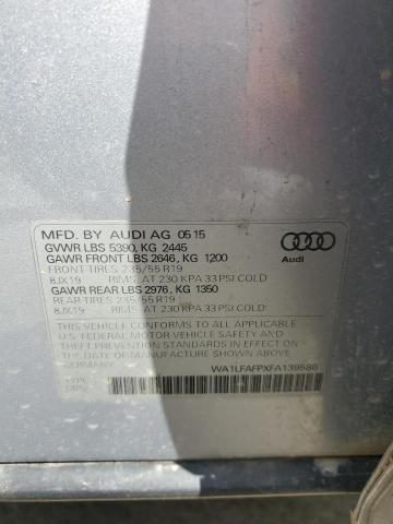 WA1LFAFPXFA139586 Audi Q5 PREMIUM