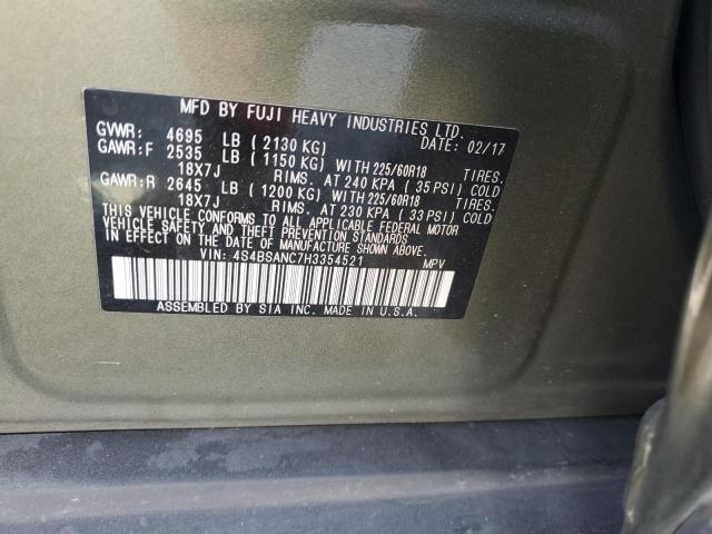 4S4BSANC7H3354521 Subaru u5